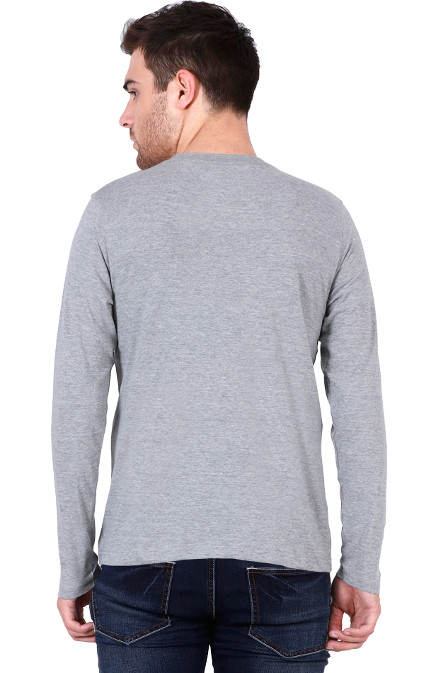 Male Round Neck Full Sleeve T-Shirt – Hindi Quote Design