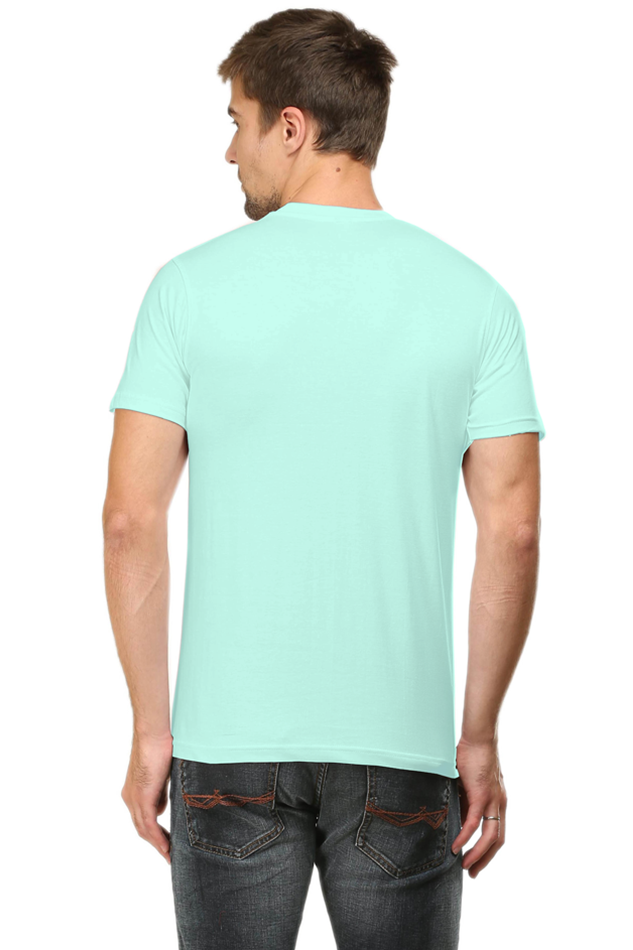 Male Round Neck Half Sleeve Classic T-Shirt – Printed Design