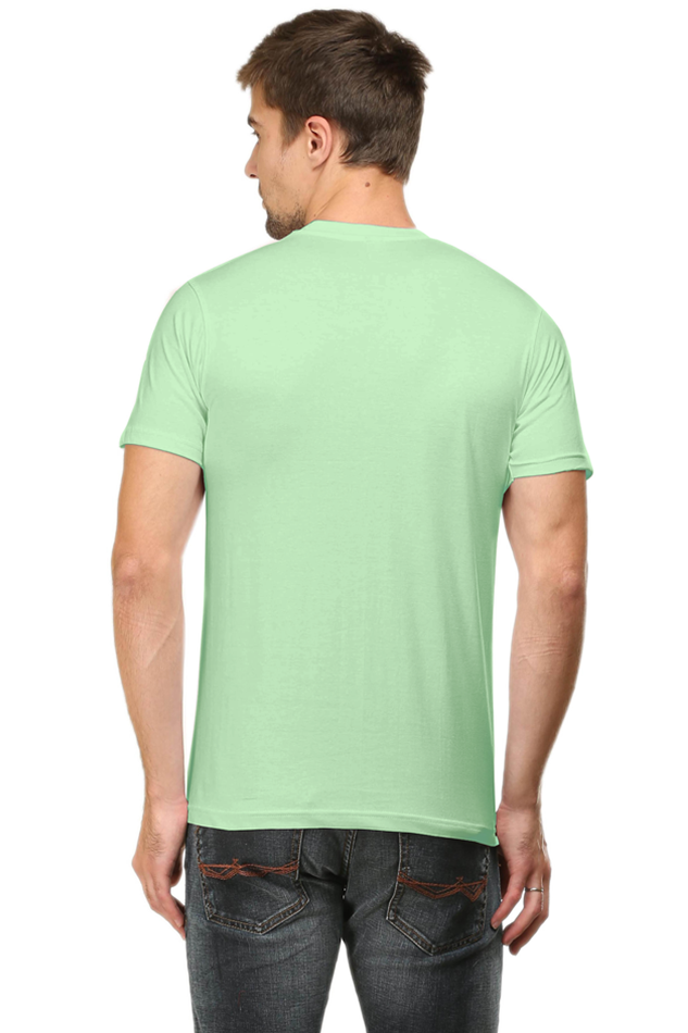 Male Round Neck Half Sleeve Classic T-Shirt – Printed Design