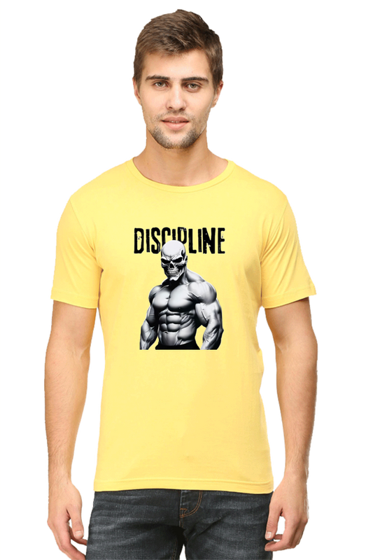 Classic Round-Neck Half-Sleeve T-Shirt for Men – Discipline Design