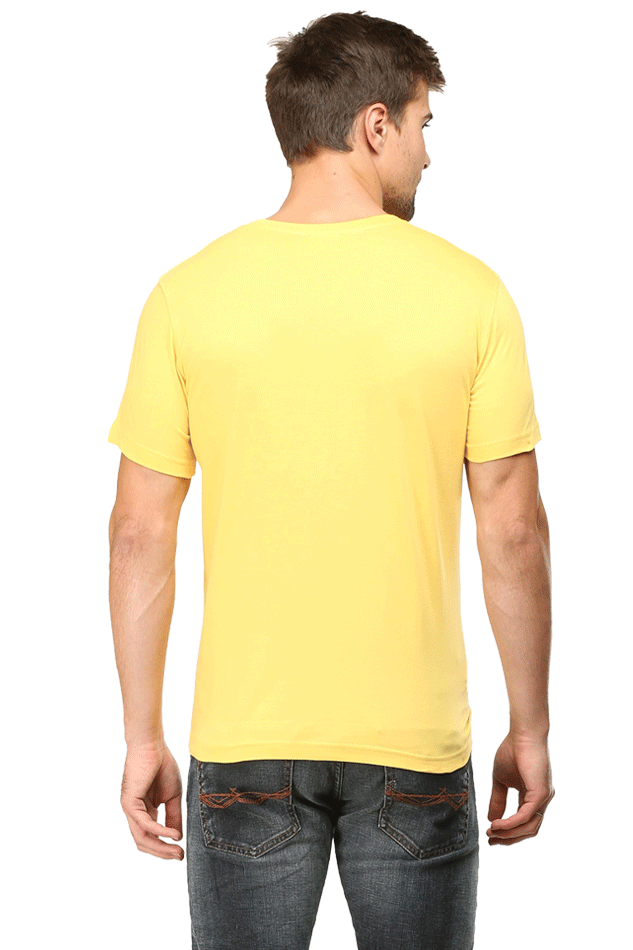 Male Round Neck Half Sleeve Classic T-Shirt – Printed Design